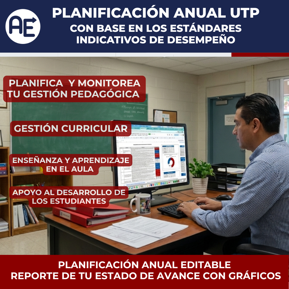 Planificación Anual UTP 2026 - Gestión Pedagógica (Editable) - Imagen 5
